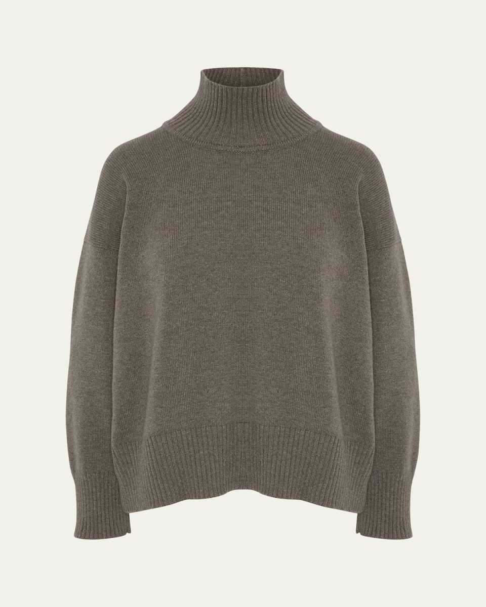 Small Long Sleeve High Neck Sweater (Mid Length)